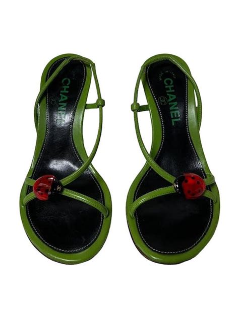 chanel ladybug sandals|chanel sandals canada.